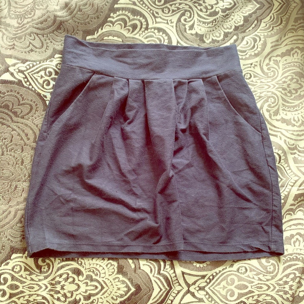 Navy Blue Skirt